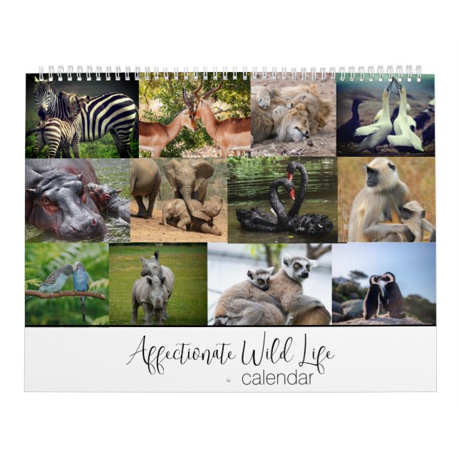 Affectionerat Wildlife Kalender (Omslag)