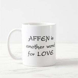 affen ord kaffemugg