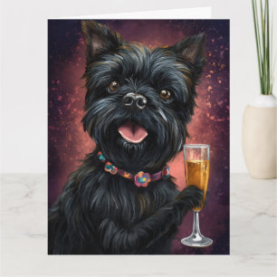 Affenpincher - nyår kort