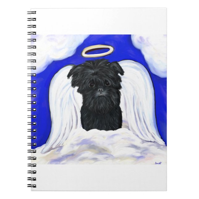 Affenpinscher Ängel Anteckningsbok (Framsidan)