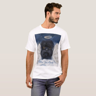 Affenpinscher ÄNGEL Kort T Shirt
