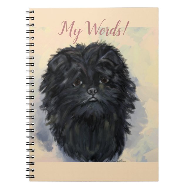 Affenpinscher Anteckningsbok (Framsidan)