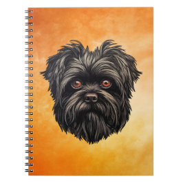 Affenpinscher Ap hund Affens Terrier Anteckningsbok