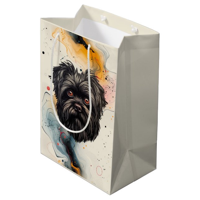 Affenpinscher Apmonkey Hund Affens Terrier (Baksidan Vinklad)