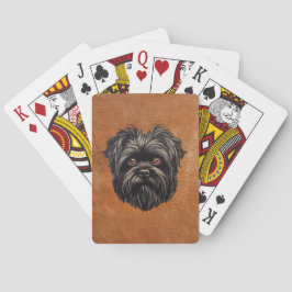 Affenpinscher Apmonkey Hund Affens Terrier Casinokort