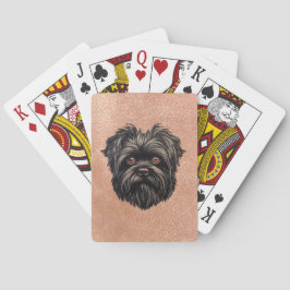 Affenpinscher Apmonkey Hund Affens Terrier Casinokort