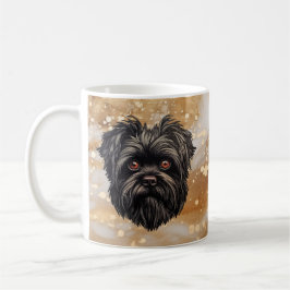 Affenpinscher Apmonkey Hund Affens Terrier Kaffemugg