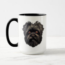 Affenpinscher Apmonkey Hund Affens Terrier Mugg