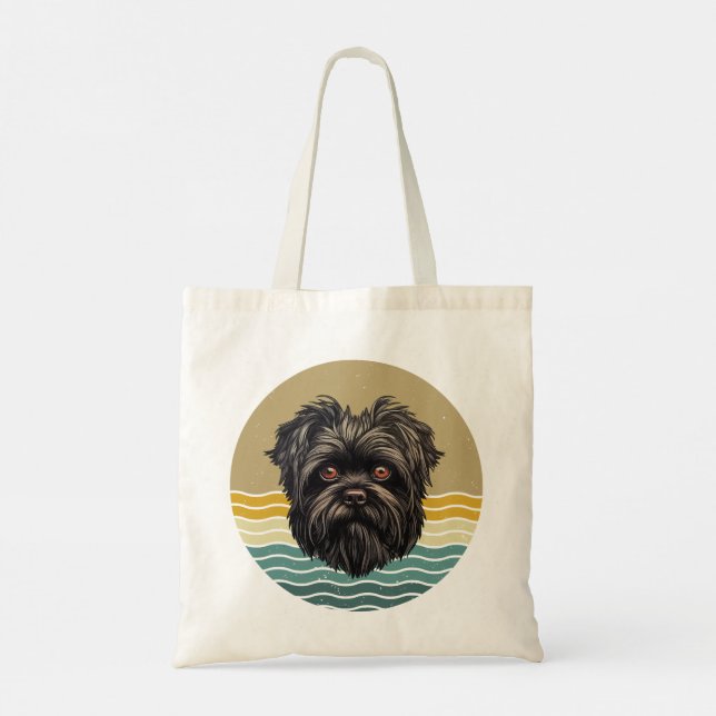 Affenpinscher Apmonkey Hund Affens Terrier Tygkasse (Baksida)