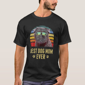 Affenpinscher Best Hund Mamma någonsin Retro Sunse T Shirt