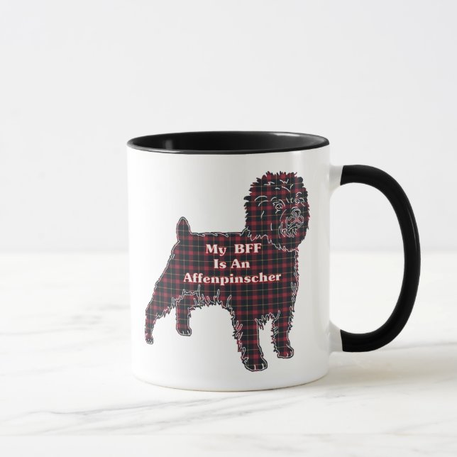 Affenpinscher BFF Mugg (Höger)