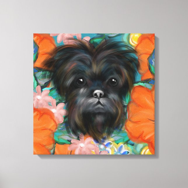 AFFENPINSCHER CANVASTRYCK (Framsida)