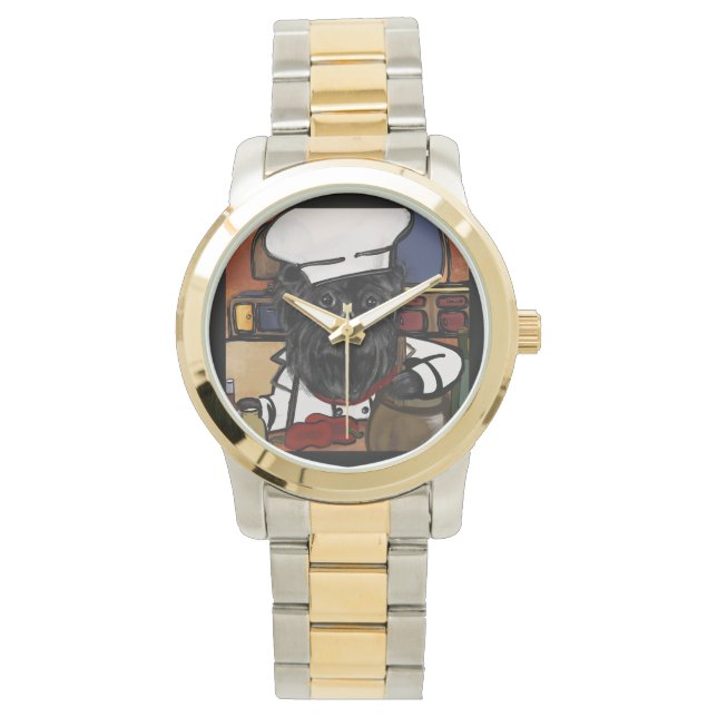 Affenpinscher Chef Armbandsur (Framsida)