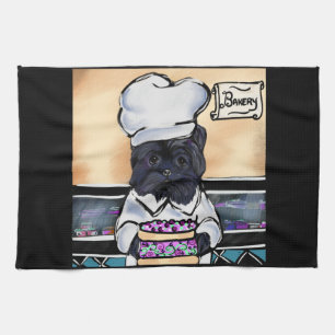 Affenpinscher Chef Kökshandduk