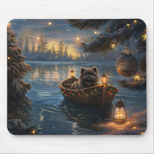 Affenpinscher Festive jul-resan Musmatta