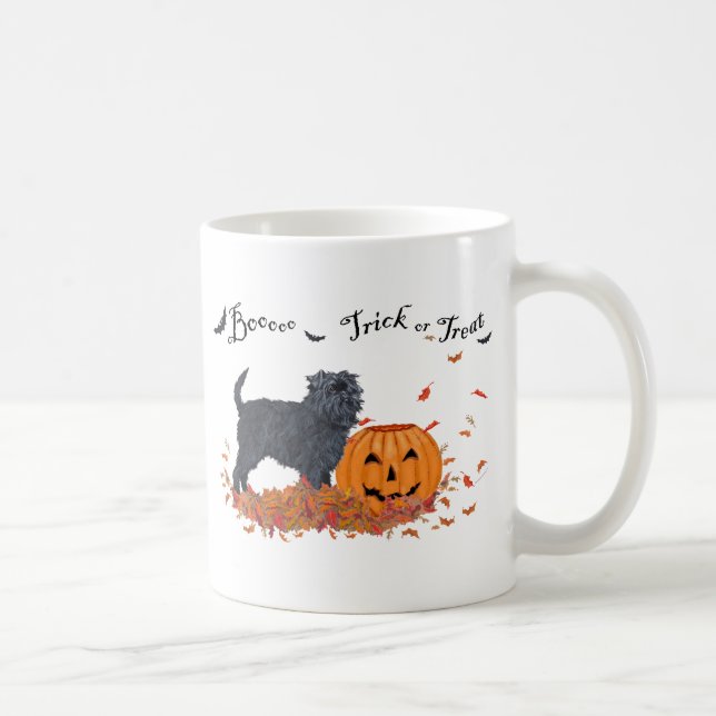 Affenpinscher Halloween Kaffemugg (Höger)