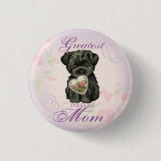 Affenpinscher Heart Mamma Knapp (Framsida)
