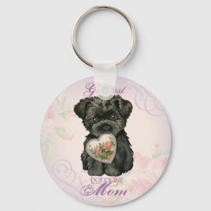 Affenpinscher Heart Mamma Nyckelring