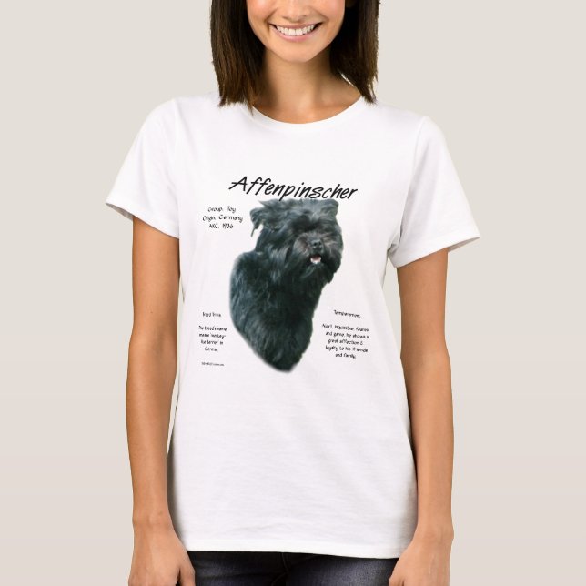 Affenpinscher-historikdesign T Shirt (Framsida)