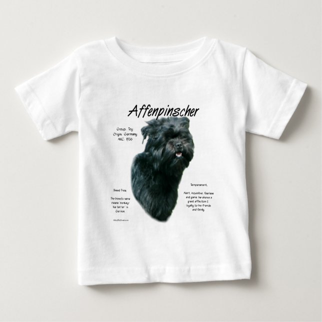 Affenpinscher-historikdesign Tee Shirt (Framsida)