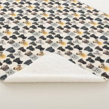 Affenpinscher Hund Ansikte Collage Mönster