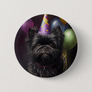 Affenpinscher Hund Birthday Balloons Knapp