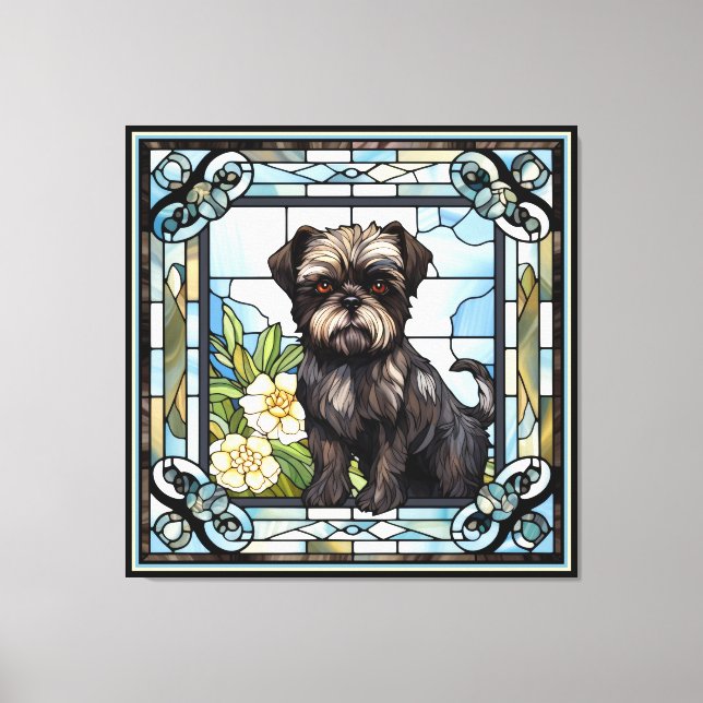 Affenpinscher Hund Canvas Art (Framsida)