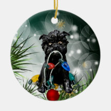 Affenpinscher Hund jul Ornament