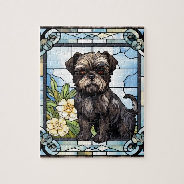 Affenpinscher hund  pussel (Vertikal)