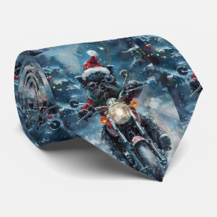 Affenpinscher Hund Riding Motorcle Jul Slips