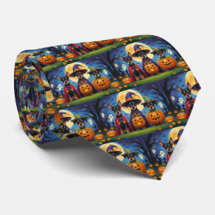 Affenpinscher Hundar Pumpa Halloween Roligt Slips