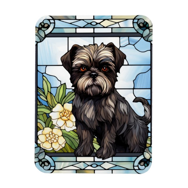 Affenpinscher Hundmagnet Magnet (Vertikal)