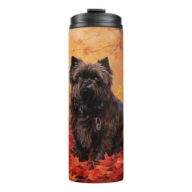 Affenpinscher i Höst löv Fall Inspired (Framsida)