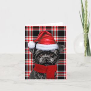 Affenpinscher jul - Hund Red Play jul Helgkort