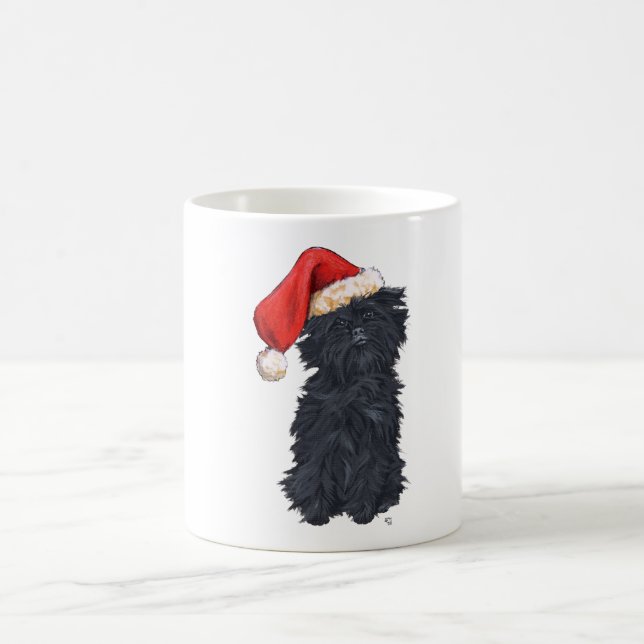 Affenpinscher jul kaffemugg (Center)