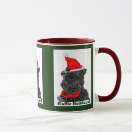 Affenpinscher julklappar mugg