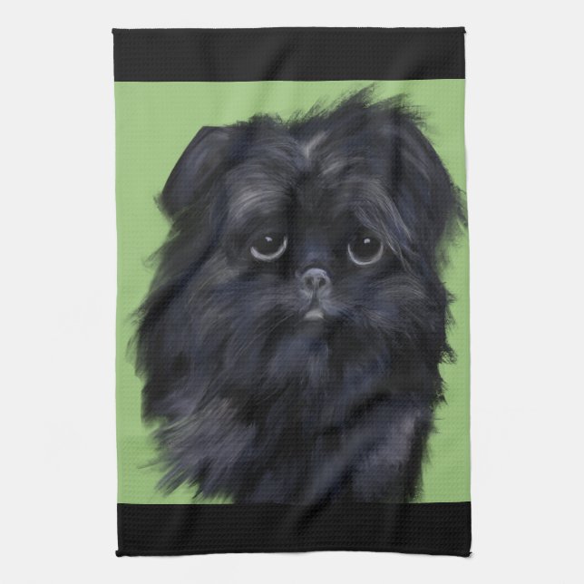 AFFENPINSCHER KÖKSHANDDUK (Vertikal)