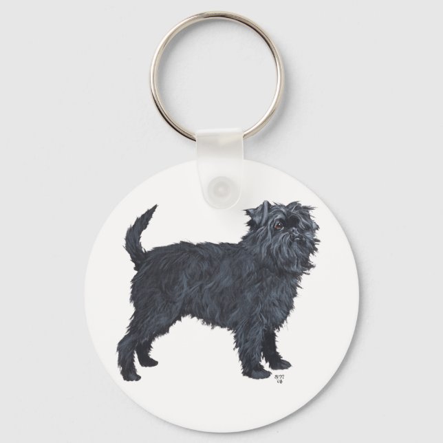 Affenpinscher Nyckelring (Framsida)