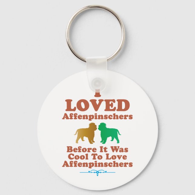 Affenpinscher Nyckelring (Framsida)