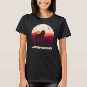 Affenpinscher och Måne Halloween 1 T Shirt