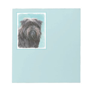 Affenpinscher Painting - Cute Original Hund Art Anteckningsblock
