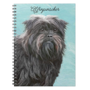 Affenpinscher Painting - Cute Original Hund Art Anteckningsbok