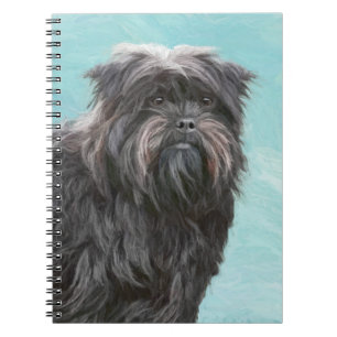 Affenpinscher Painting - Cute Original Hund Art Anteckningsbok