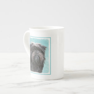 Affenpinscher Painting - Cute Original Hund Art Benporslin Mugg
