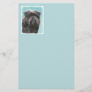 Affenpinscher Painting - Cute Original Hund Art Brevpapper