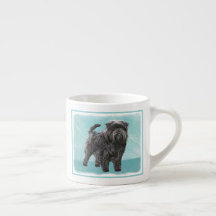 Affenpinscher Painting - Cute Original Hund Art Espressomugg