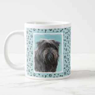 Affenpinscher Painting - Cute Original Hund Art Jumbo Mugg