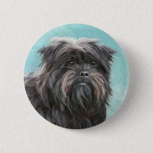 Affenpinscher Painting - Cute Original Hund Art Knapp