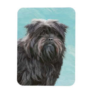 Affenpinscher Painting - Cute Original Hund Art Magnet