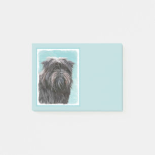 Affenpinscher Painting - Cute Original Hund Art Post-it Block